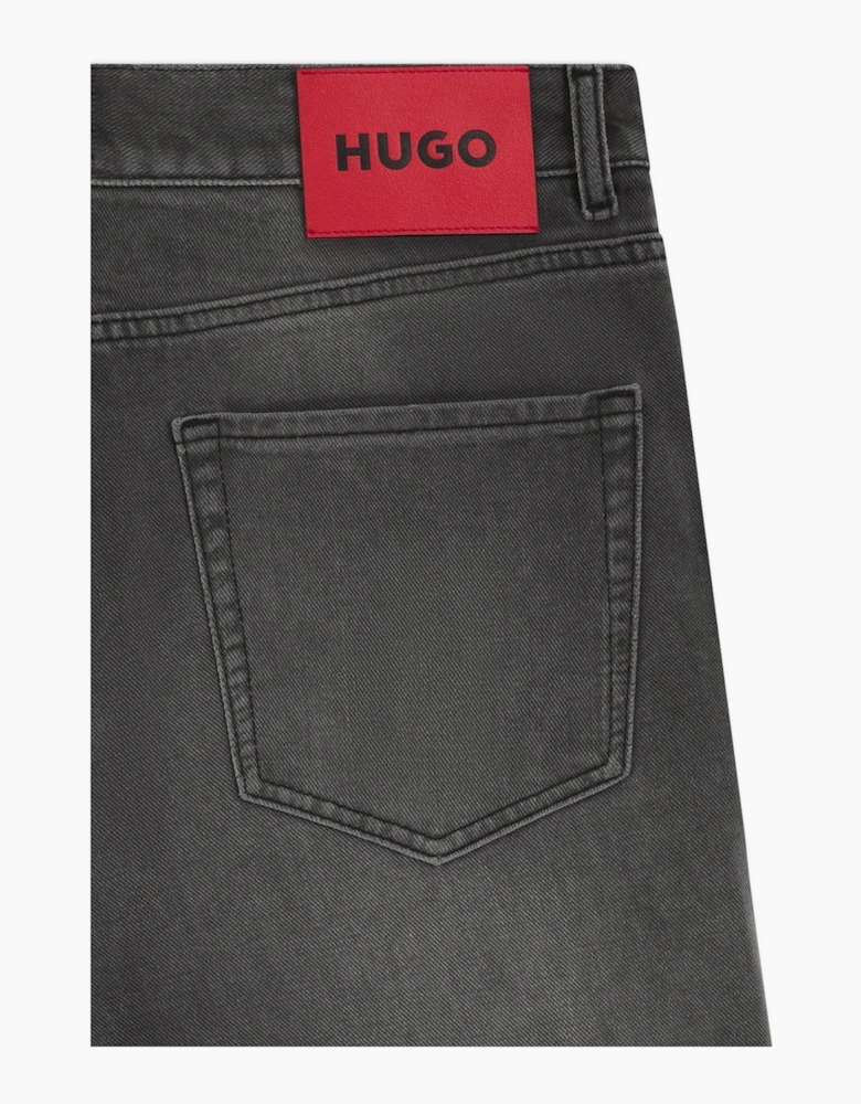 Tapered Fit Five Pocket Jeans