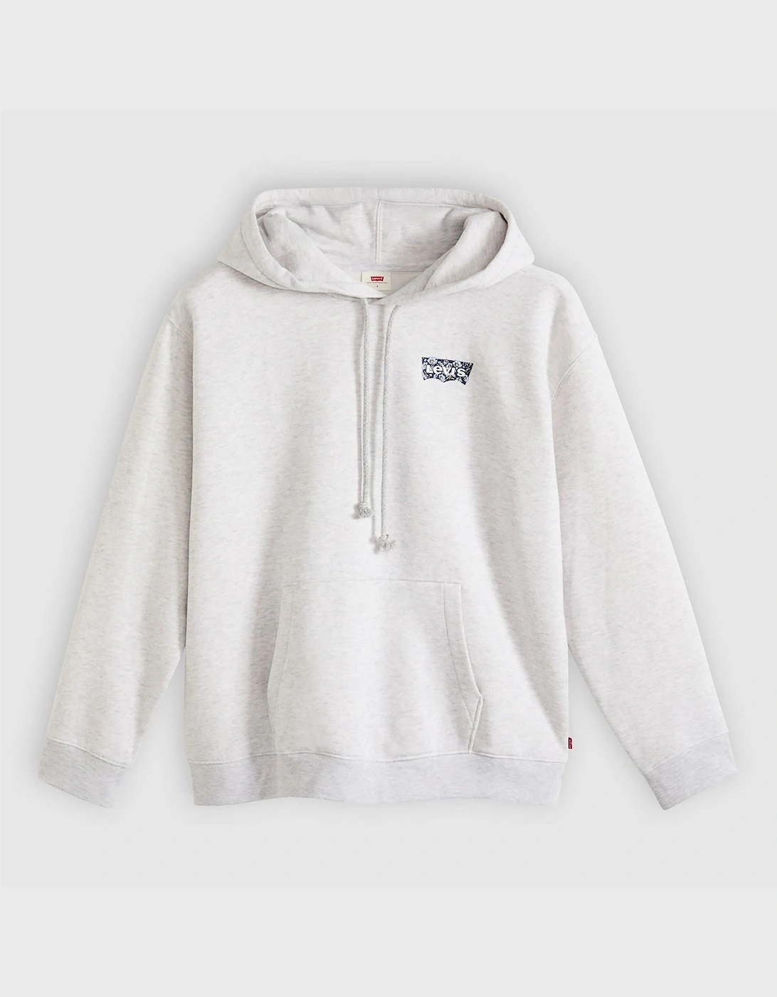 Levis Women's White Levi's Hooded Neck Long Sleeve Relaxed Fit Sweatshirt - Size 10 S