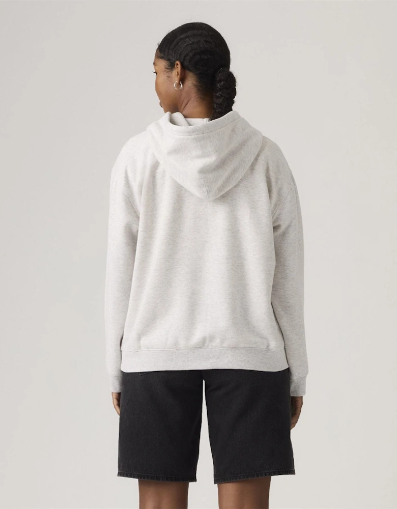 Hooded Neck Long Sleeve Relaxed Fit Sweatshirt