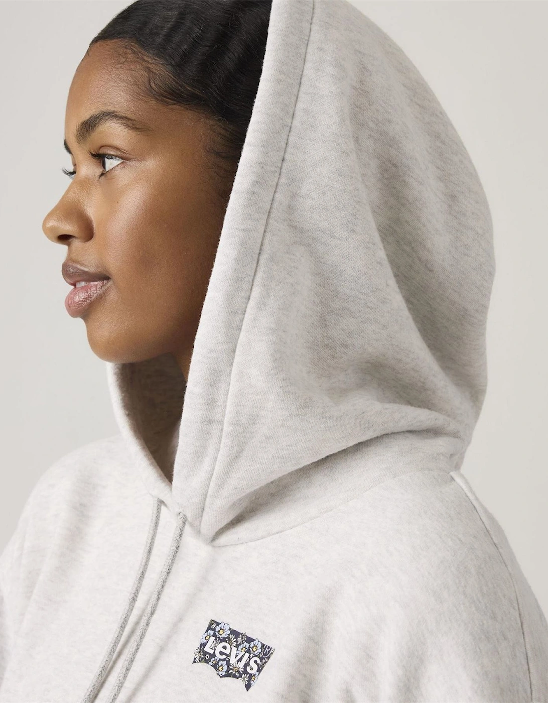 Hooded Neck Long Sleeve Relaxed Fit Sweatshirt