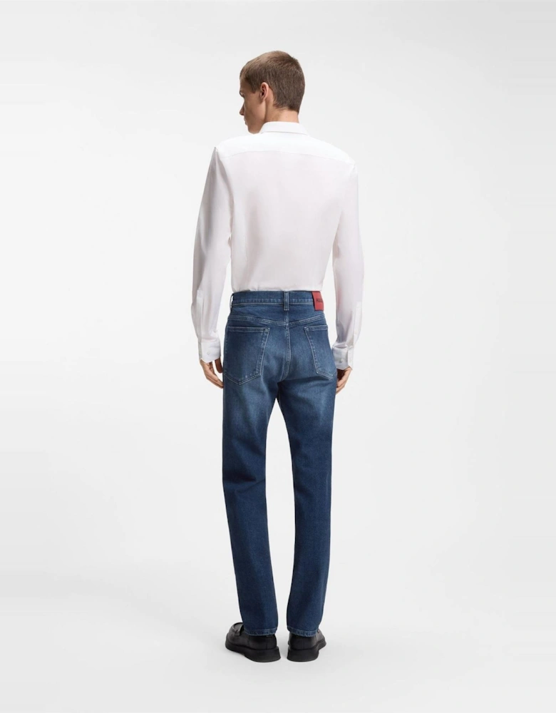 Mid Rise Slim Fit Five Pocket Jeans