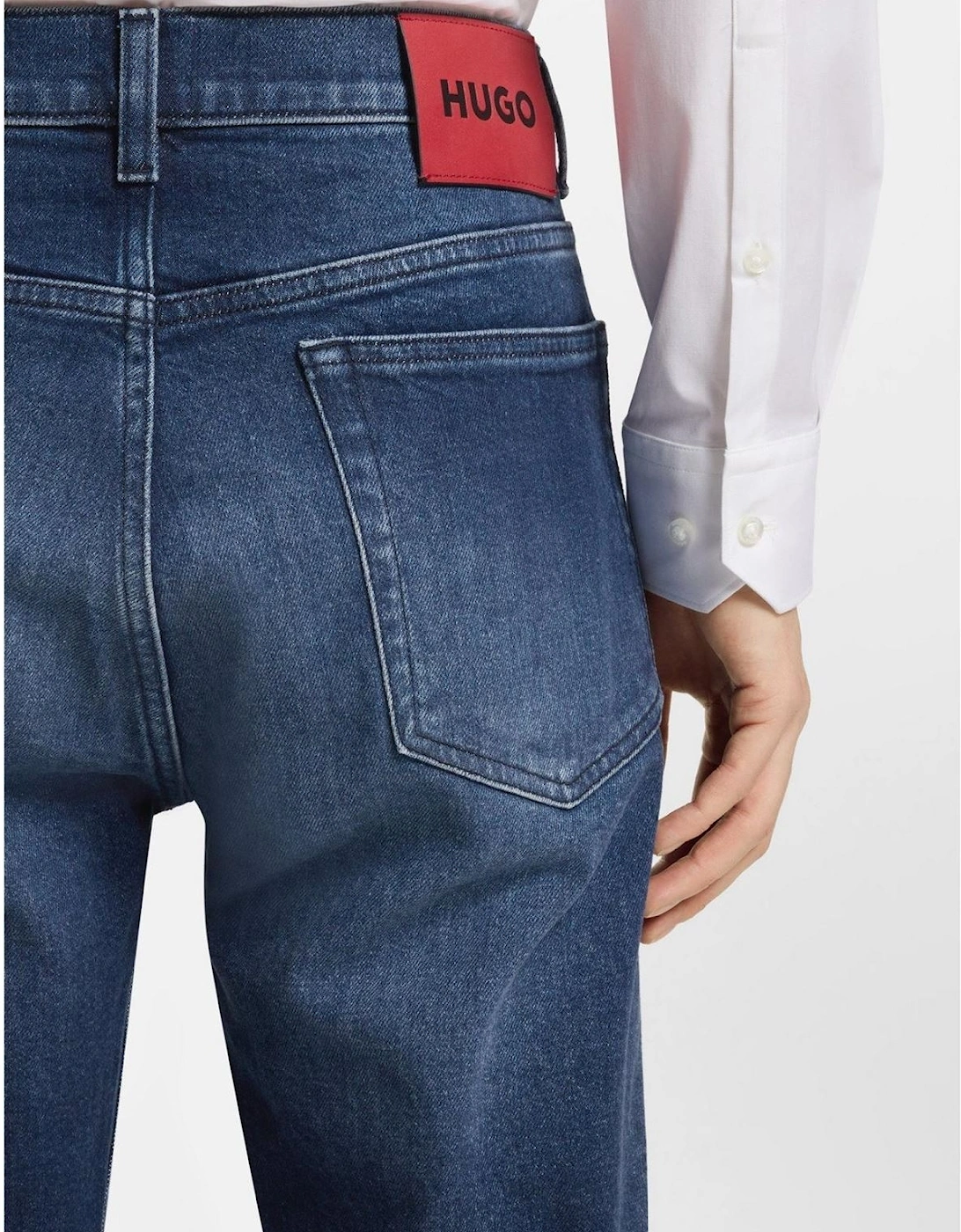 Mid Rise Slim Fit Five Pocket Jeans