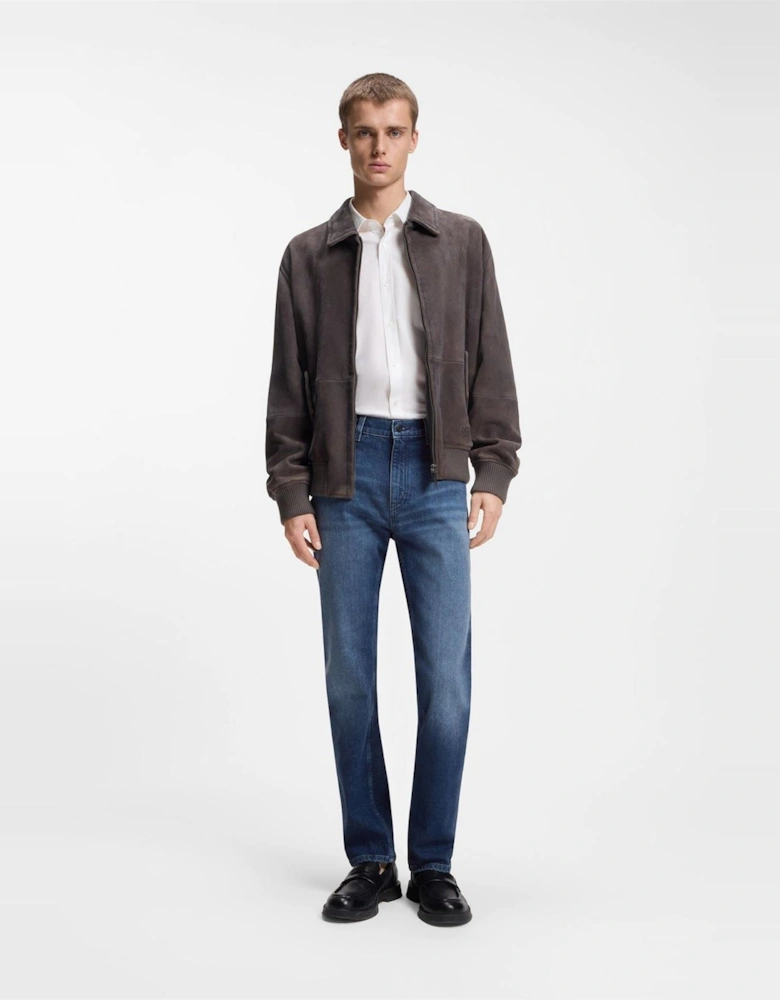 Mid Rise Slim Fit Five Pocket Jeans