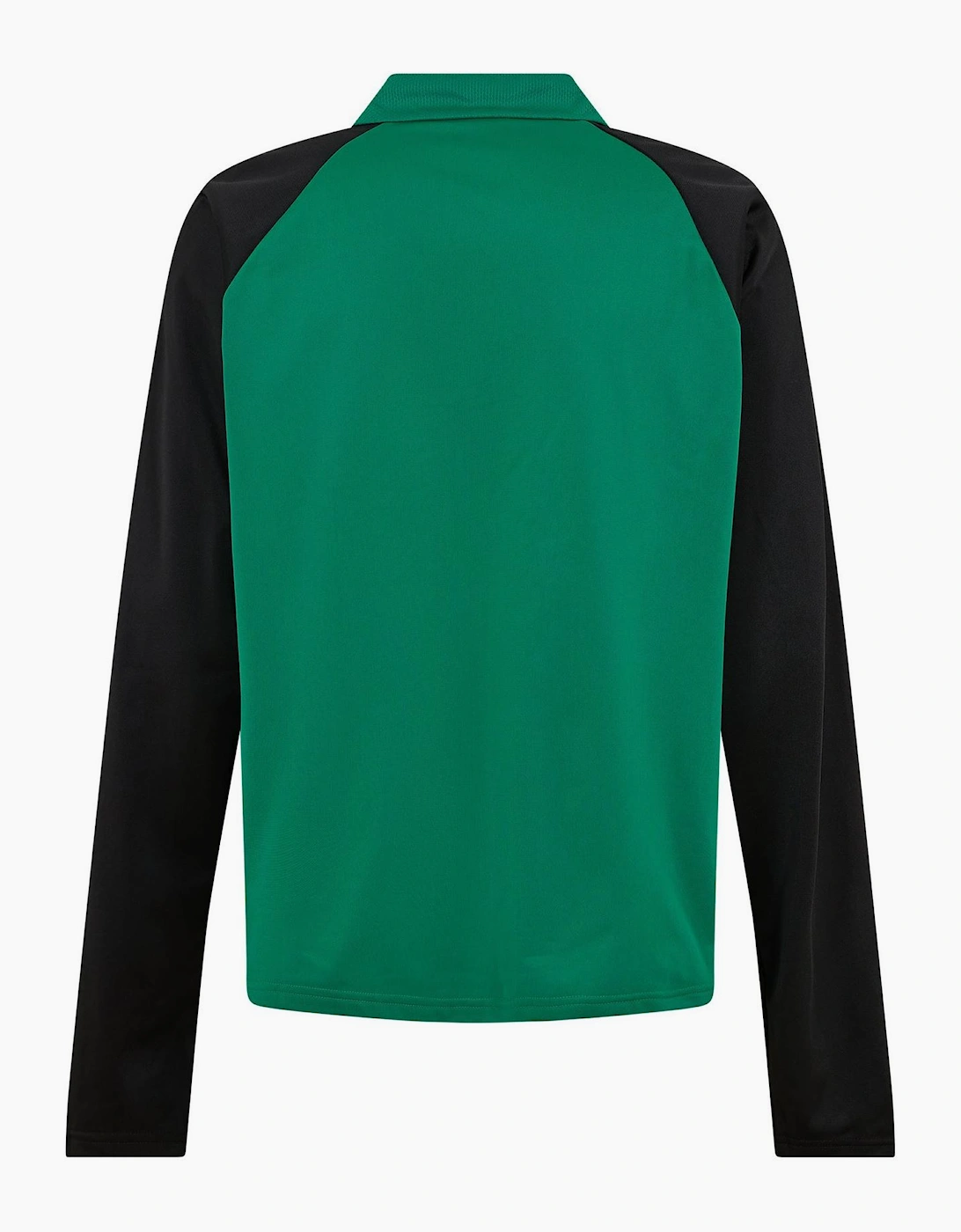 High Collar Zip Neck Long Sleeve Athletic Top