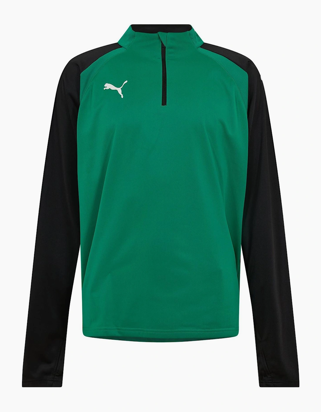 High Collar Zip Neck Long Sleeve Athletic Top