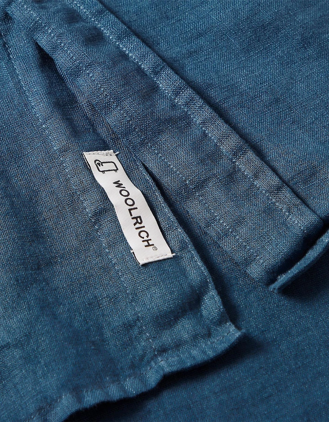 Wool Linen Collared Neck Long Sleeve Shirt