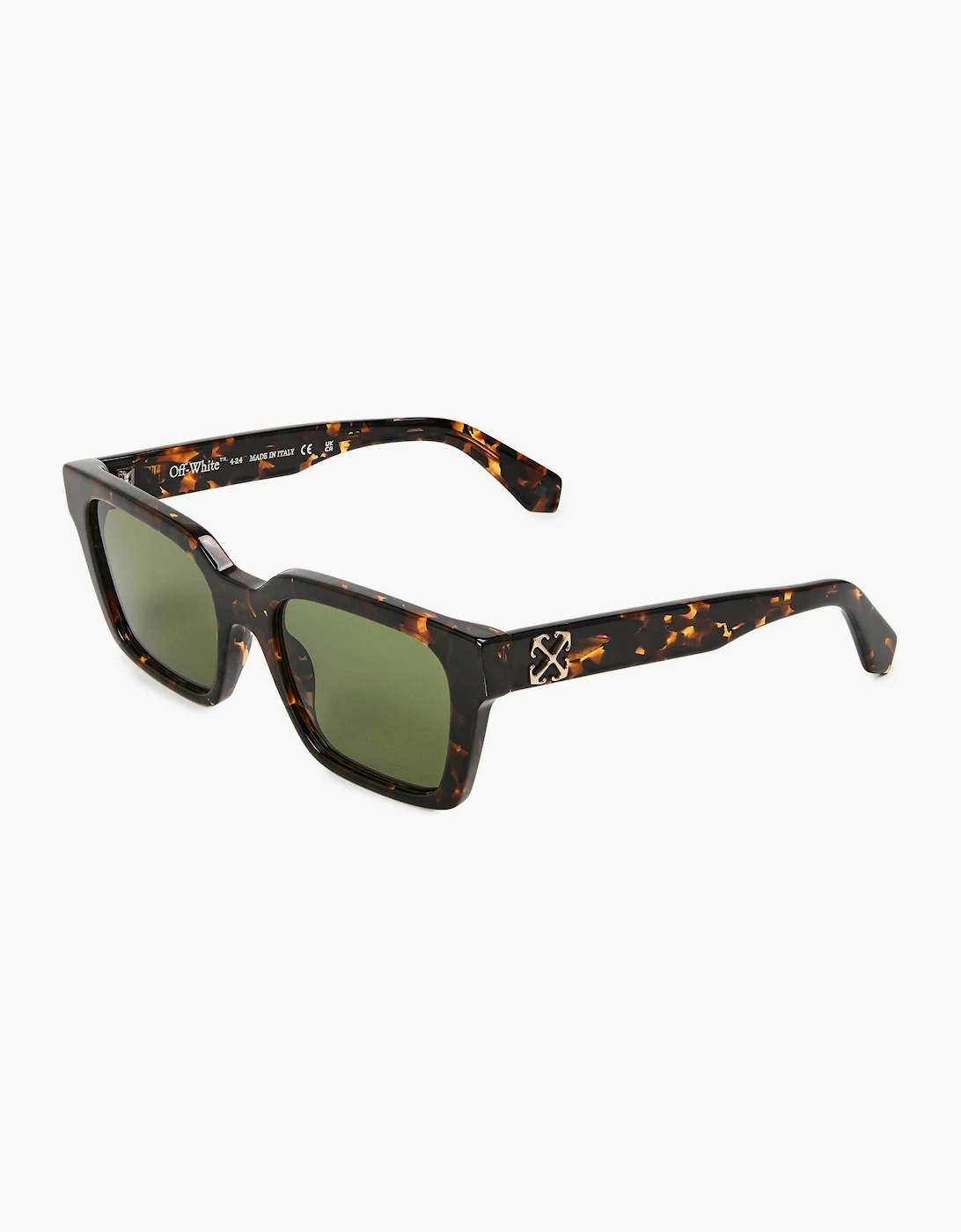 Off-White Men's Green Off Branson Sunglasses - Size One Size