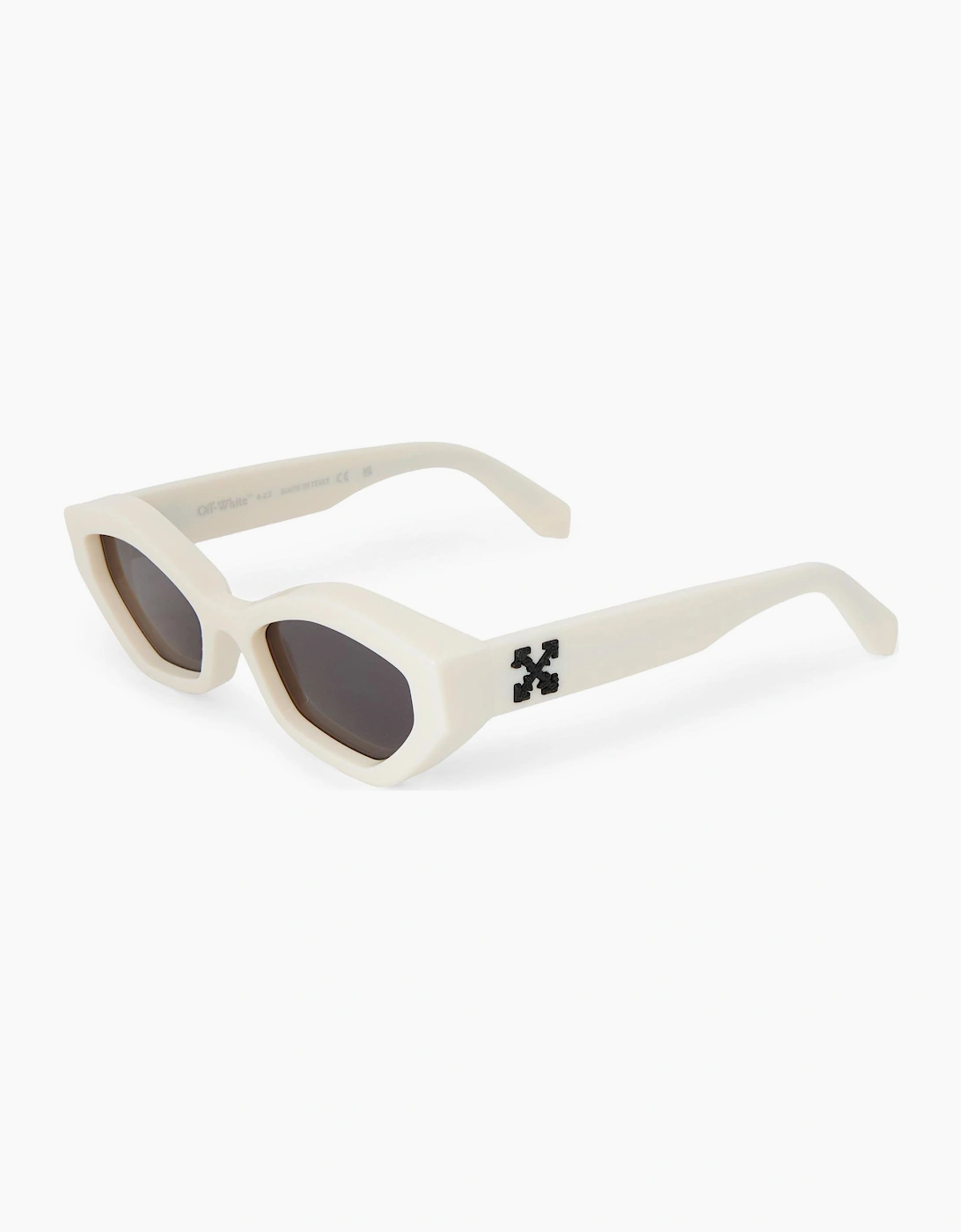Off-White OFF-WHITE Men's Off Hilo Sunglasses - White Dark Grey