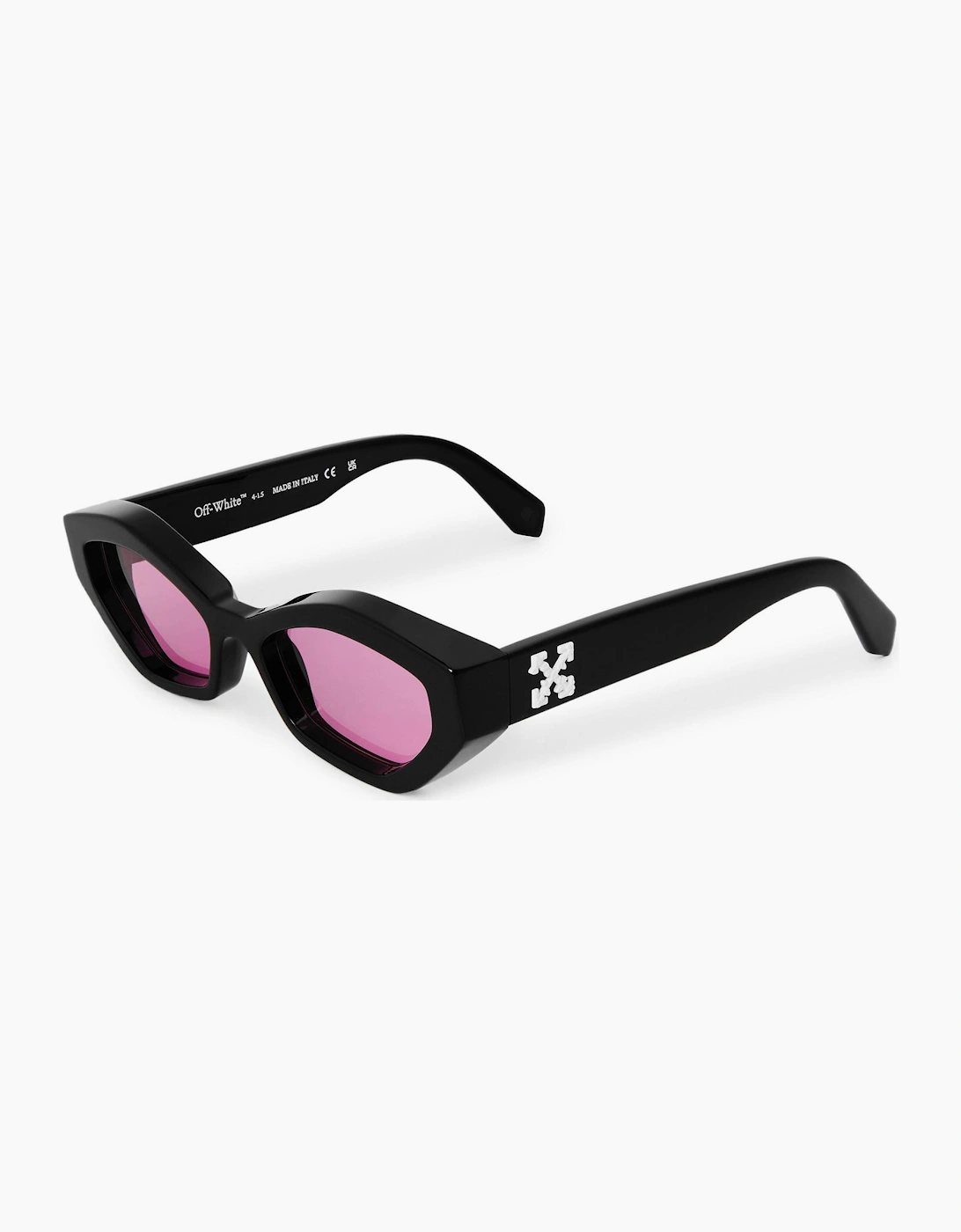 Off-White Men's Black Pink Off Hilo Sunglasses - Size One Size