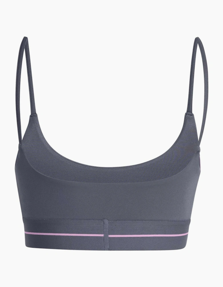 Scoop Neck Sports Bra with Spaghetti Straps