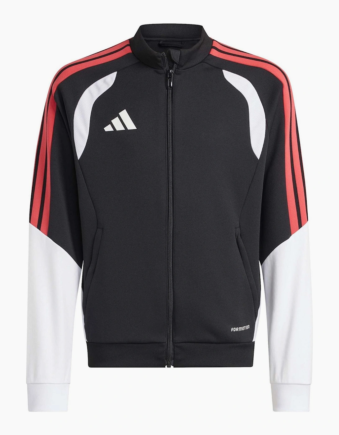 Adidas Adidas Tiro26c Track Jacket with Three Stripes and Ribbed Cuff - Black