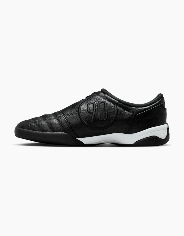 T90 Snake Skin Textured Low Top Sneakers
