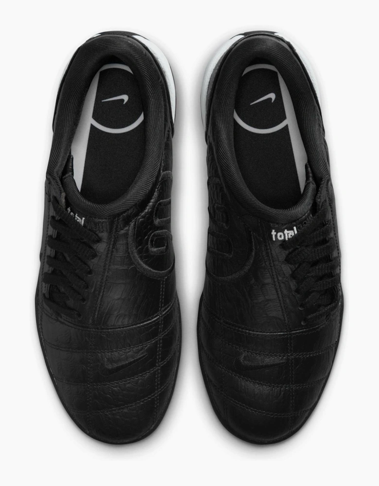 T90 Snake Skin Textured Low Top Sneakers