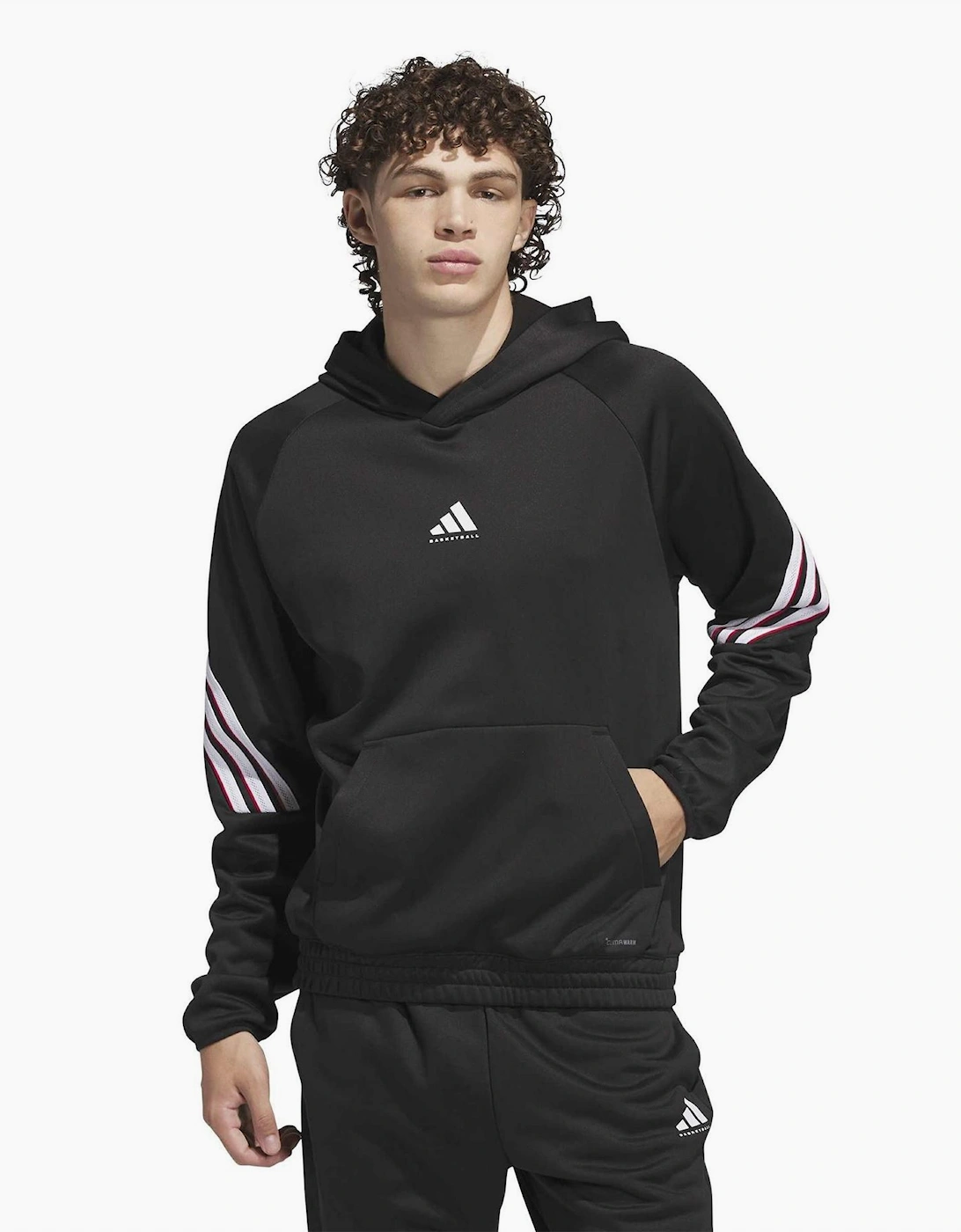 Crazy Hooded Neck Warm Sweatshirt with Kangaroo Pocket