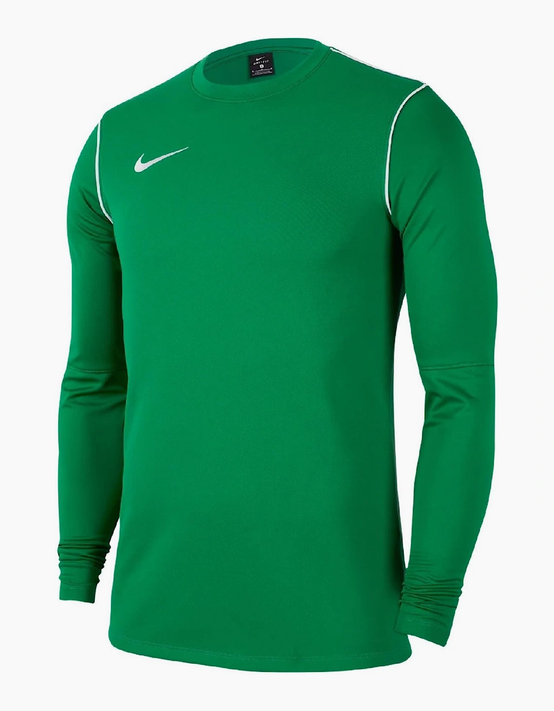 Nike Men's Park 20 Crew Neck Long Sleeve Jersey T-Shirt - Green - Size, L