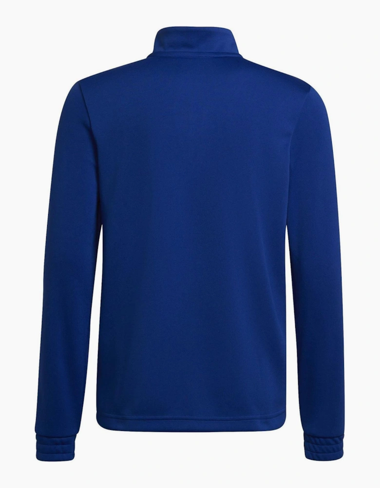 Bold Logo Zip Neck High Collar Long Sleeve Athletic Top