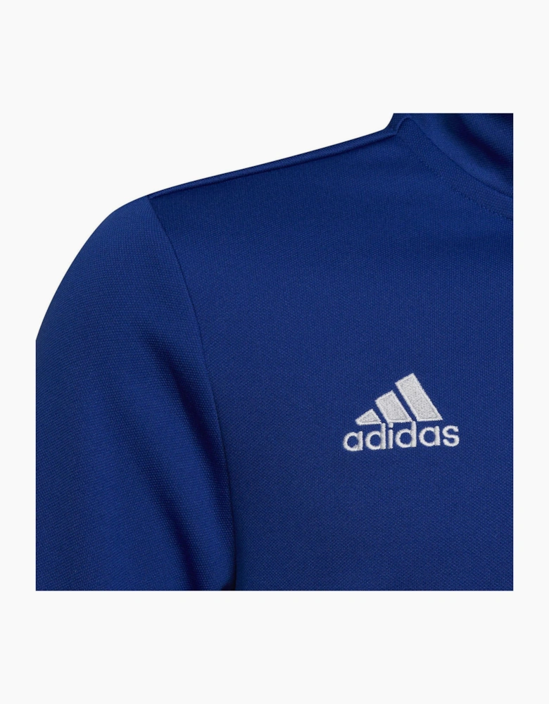 Bold Logo Zip Neck High Collar Long Sleeve Athletic Top