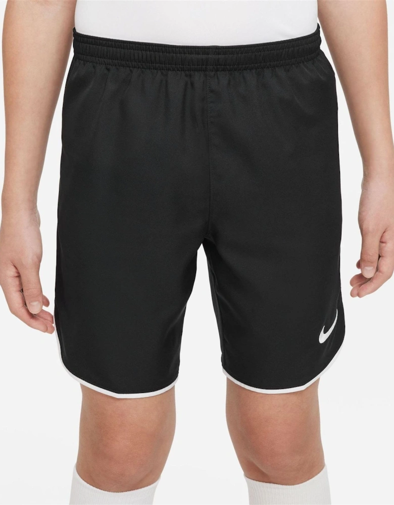 Laser V Athletic Shorts with Notch Hem