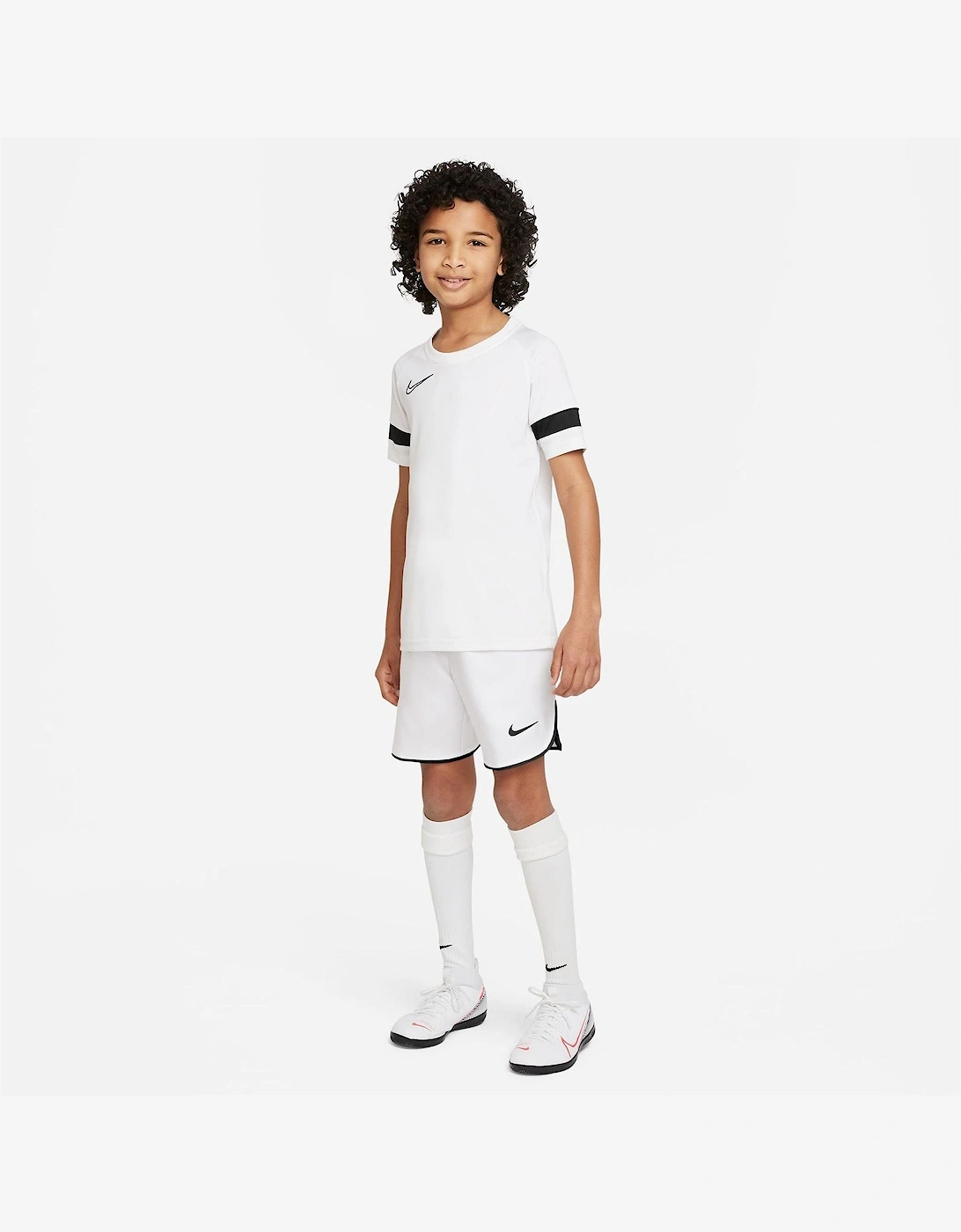 Laser V Athletic Shorts with Notch Hem