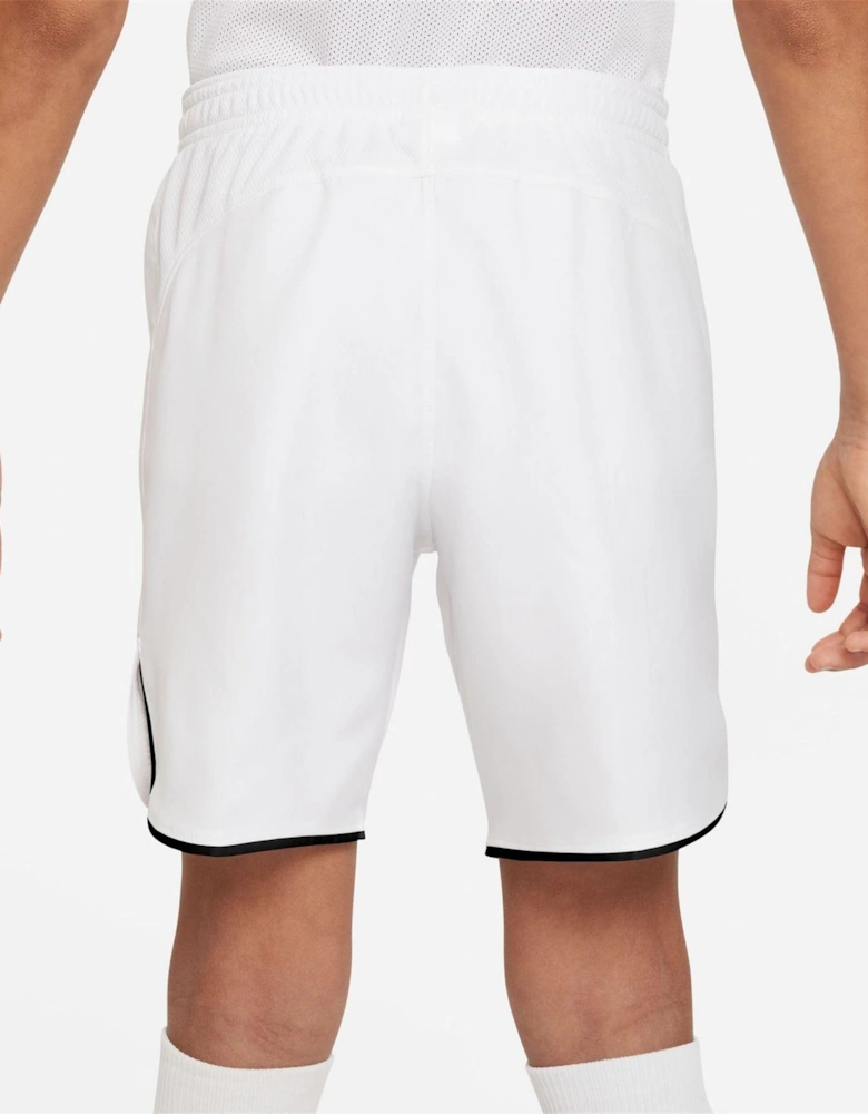 Laser V Athletic Shorts with Notch Hem