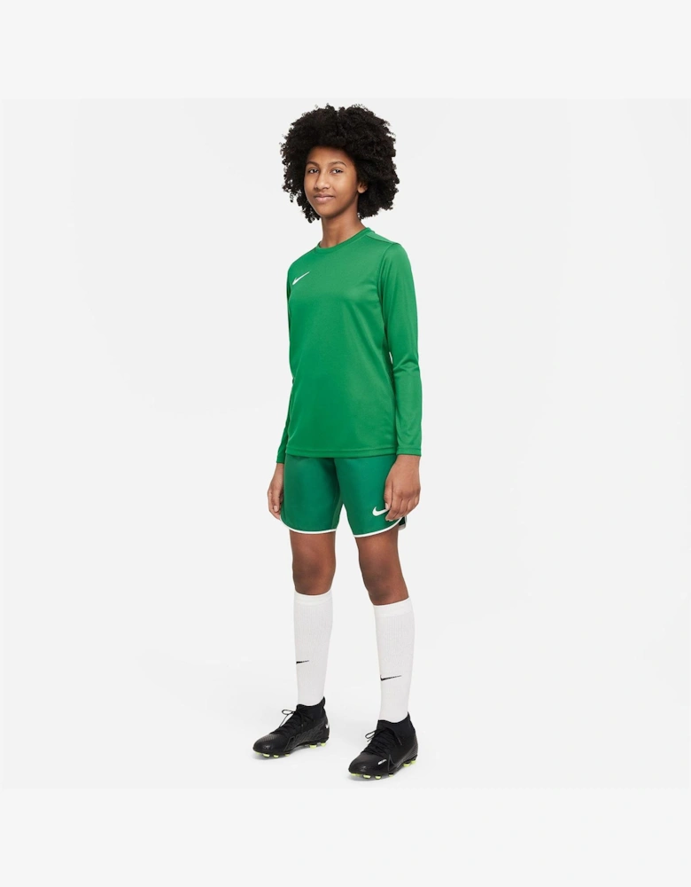 Laser V Athletic Shorts with Notch Hem