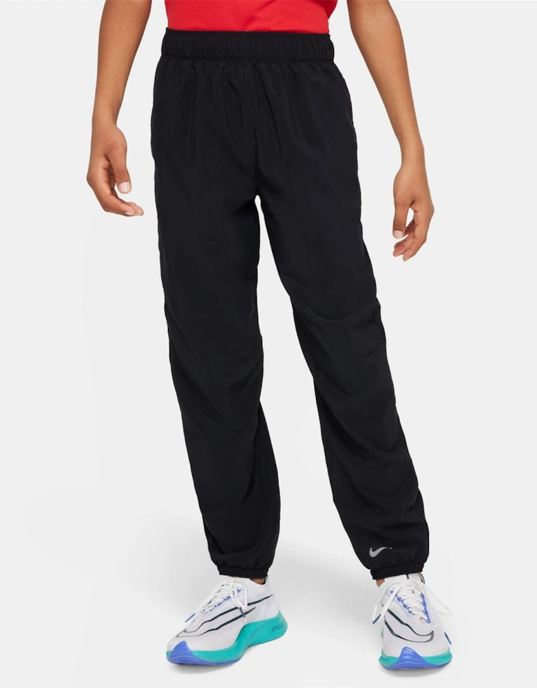 Solid Mid Rise Regular Fit Athletic Pants