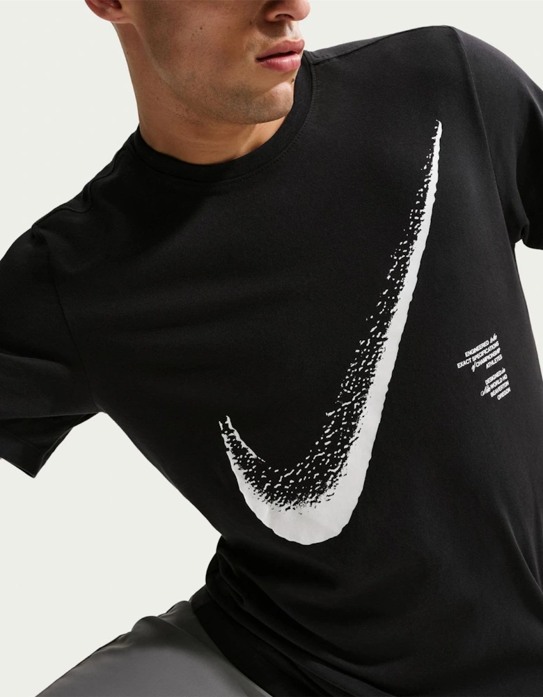 Bold Logo Graphic Crew Neck Short Sleeve T-Shirt