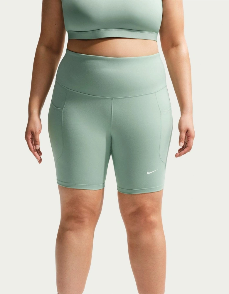 Compression Fit Athletic Shorts with Elasticated Waistband