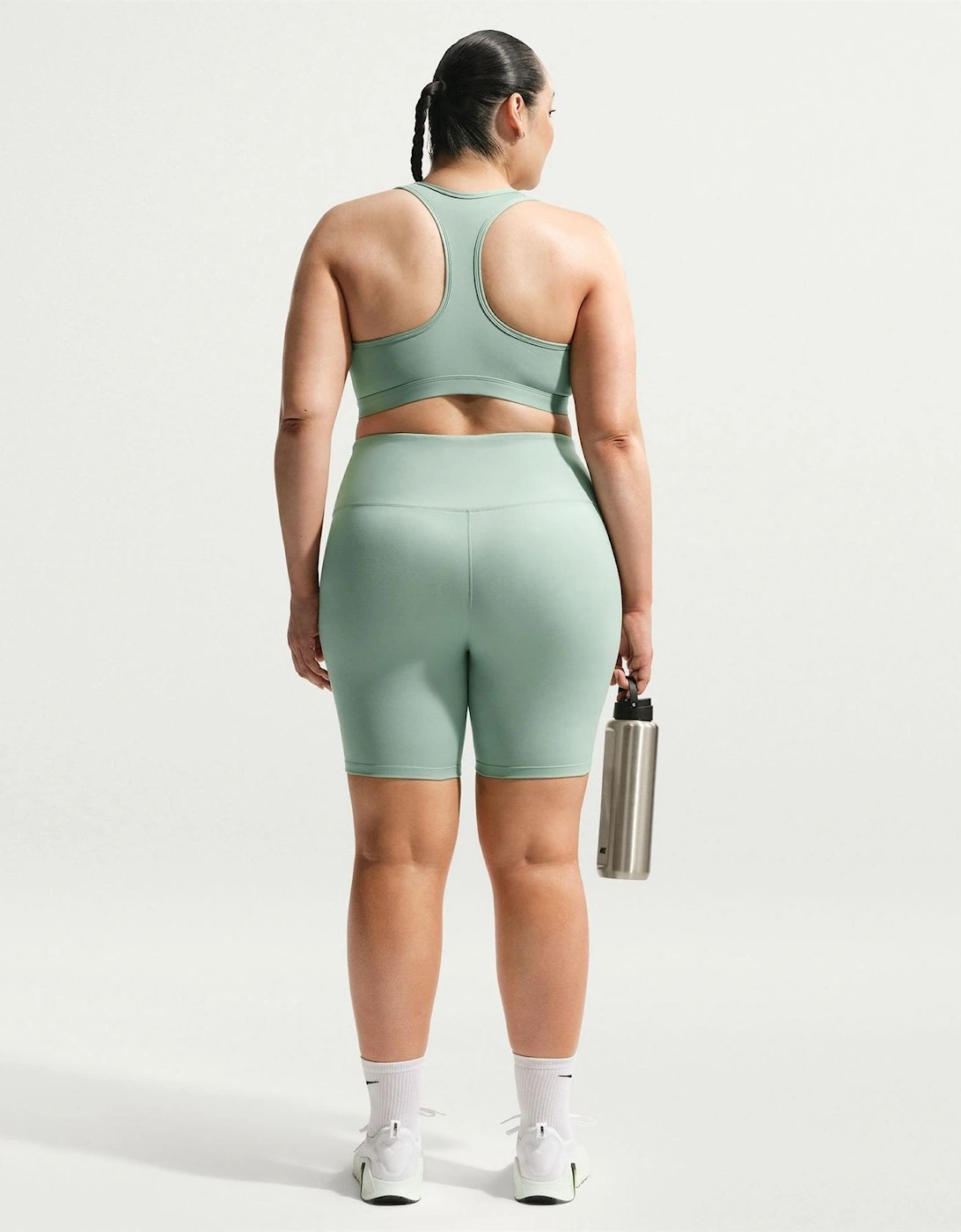 Compression Fit Athletic Shorts with Elasticated Waistband