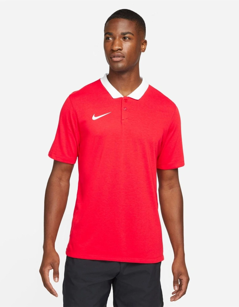 Printed Logo Collared Neck Short Sleeve Shirt