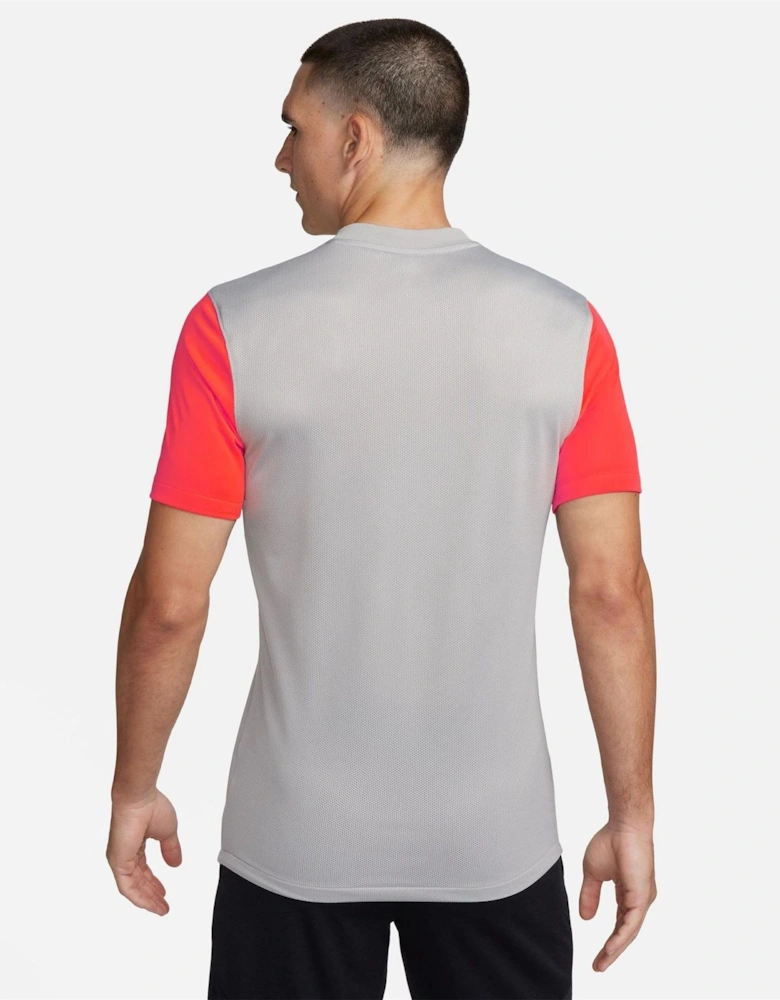 V-Neck Short Sleeve Slim Fit Jersey T-Shirt
