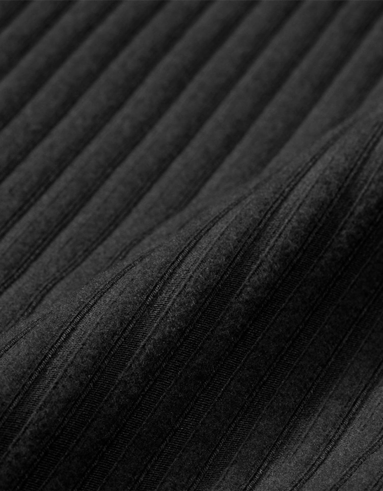 Ribbed High Rise Flared Athletic Pants