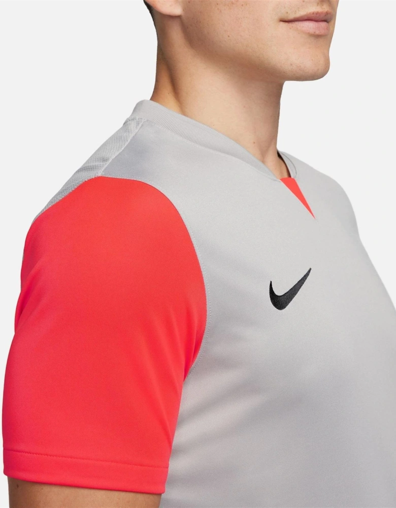 V-Neck Short Sleeve Slim Fit Jersey T-Shirt