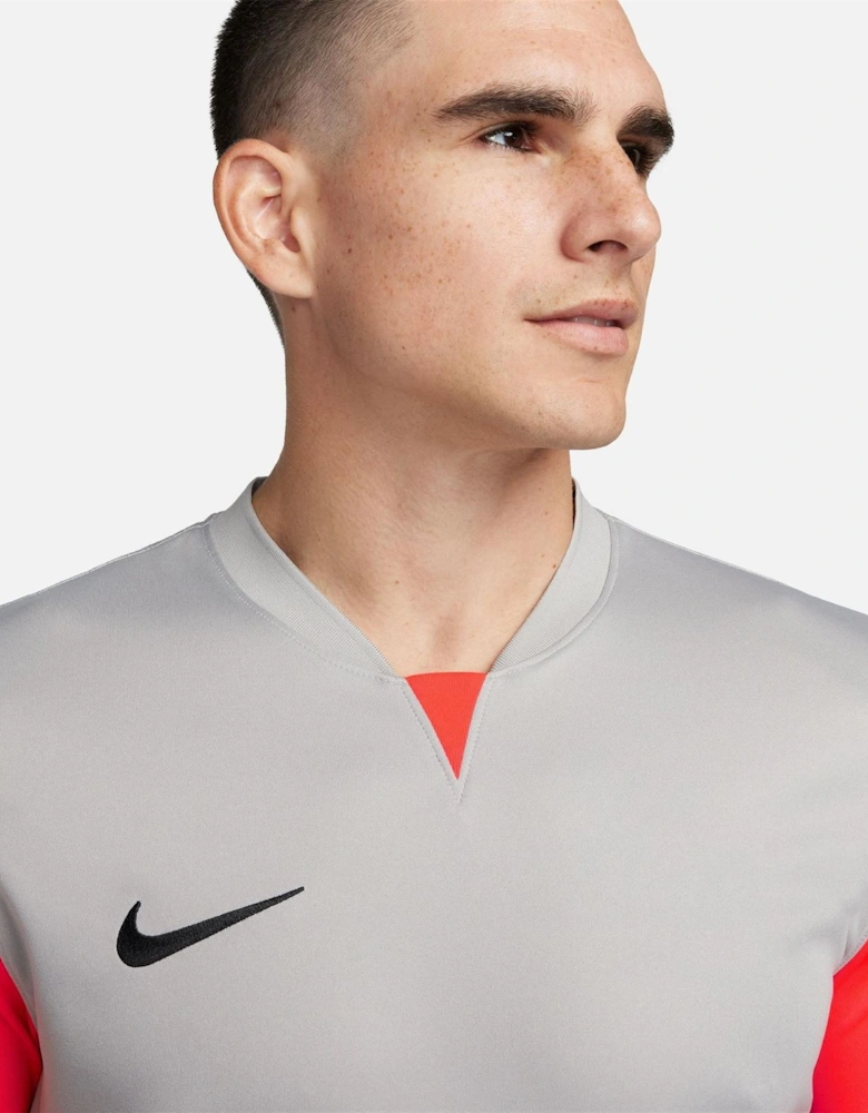 V-Neck Short Sleeve Slim Fit Jersey T-Shirt