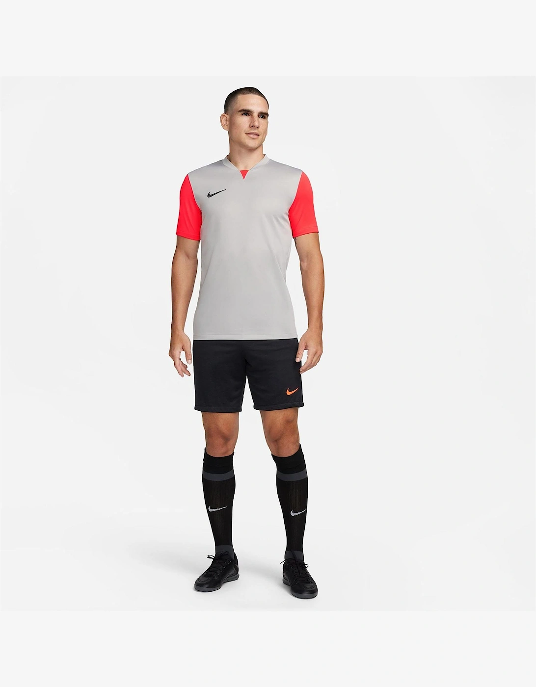 V-Neck Short Sleeve Slim Fit Jersey T-Shirt