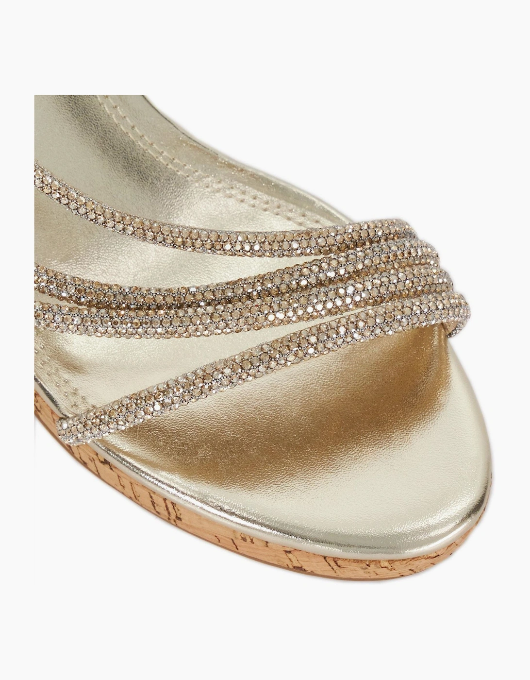 Kemory Open Toe High Heel Wedge Sandals