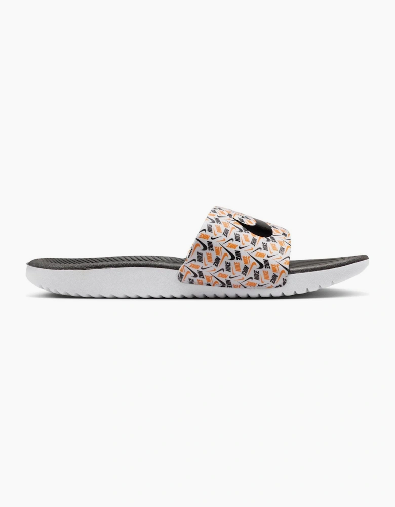 Kawa Slide All-Over Logo Open-Toe Sandals