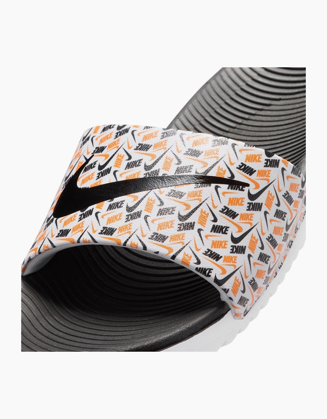 Kawa Slide All-Over Logo Open-Toe Sandals