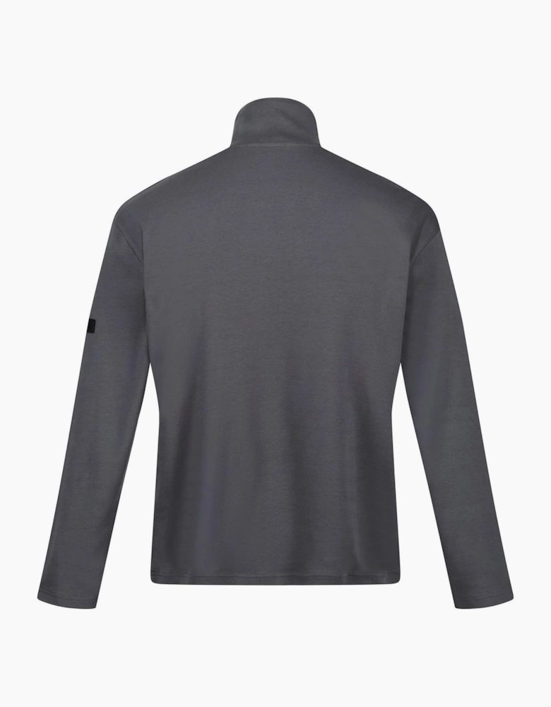 Funnel Neck High Collar Long Sleeve Warm Sweatshirt