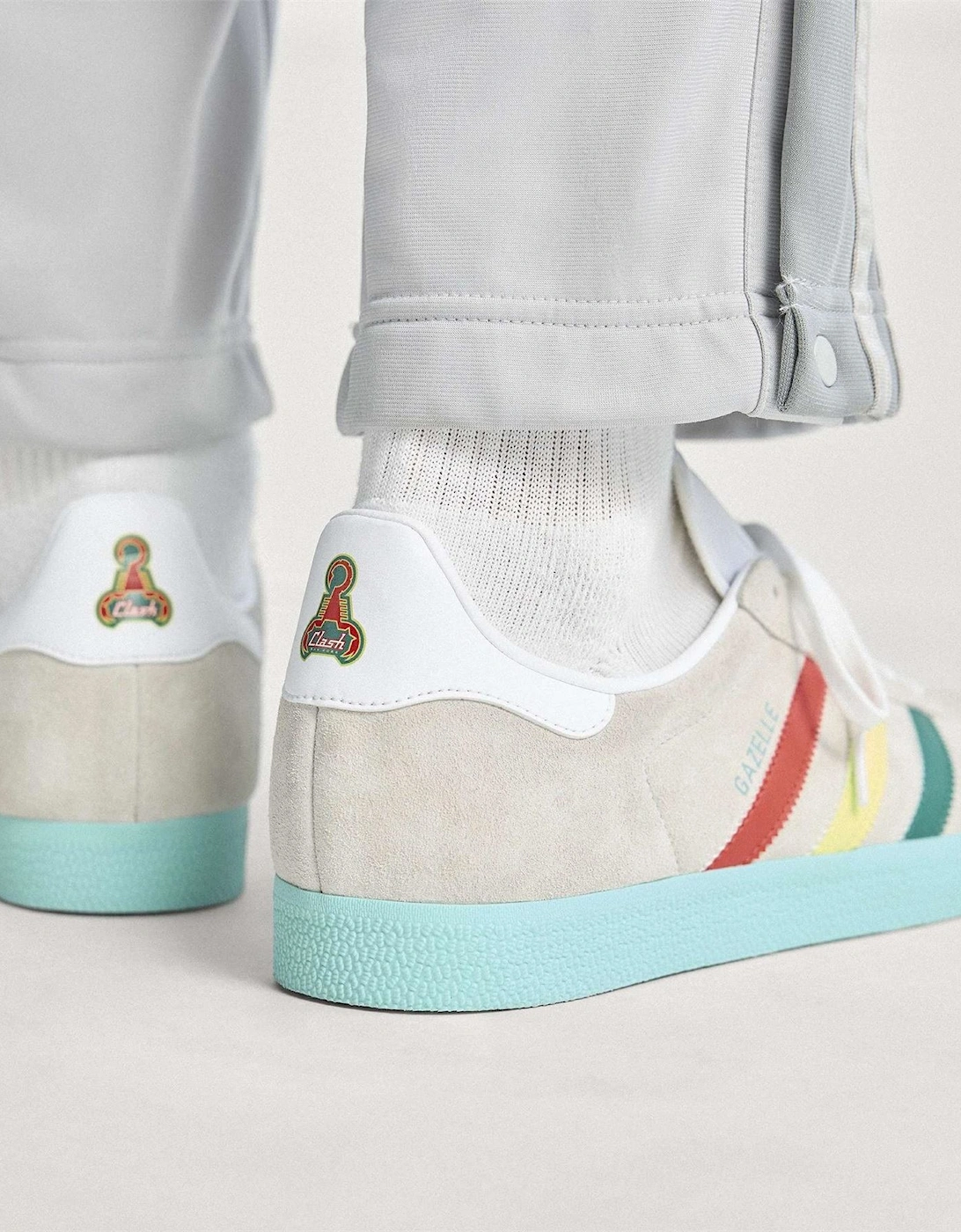 Gazelle Low Top Canvas Sneakers