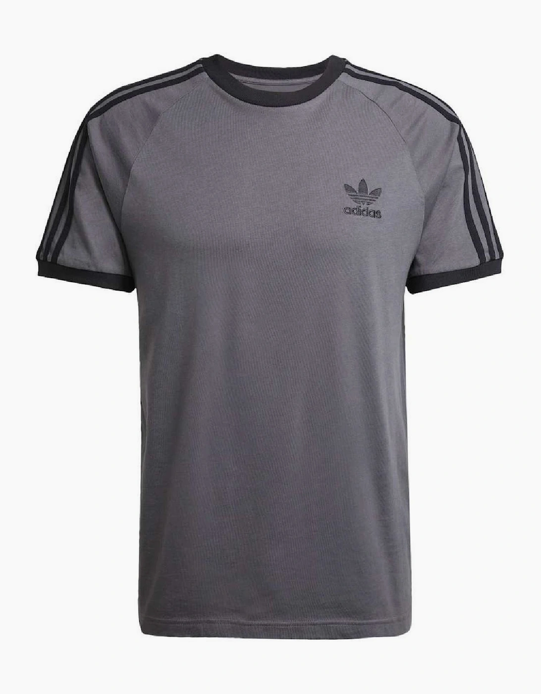 Adidas Adidas Originals Men's Adicolor Crew Neck Raglan Short Sleeve Baseball T-Shirt - Grey