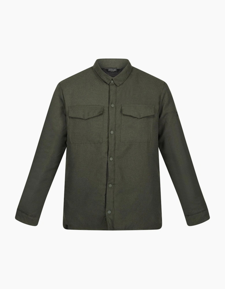 Collared Neck Long Sleeve Regular Fit OverShirt