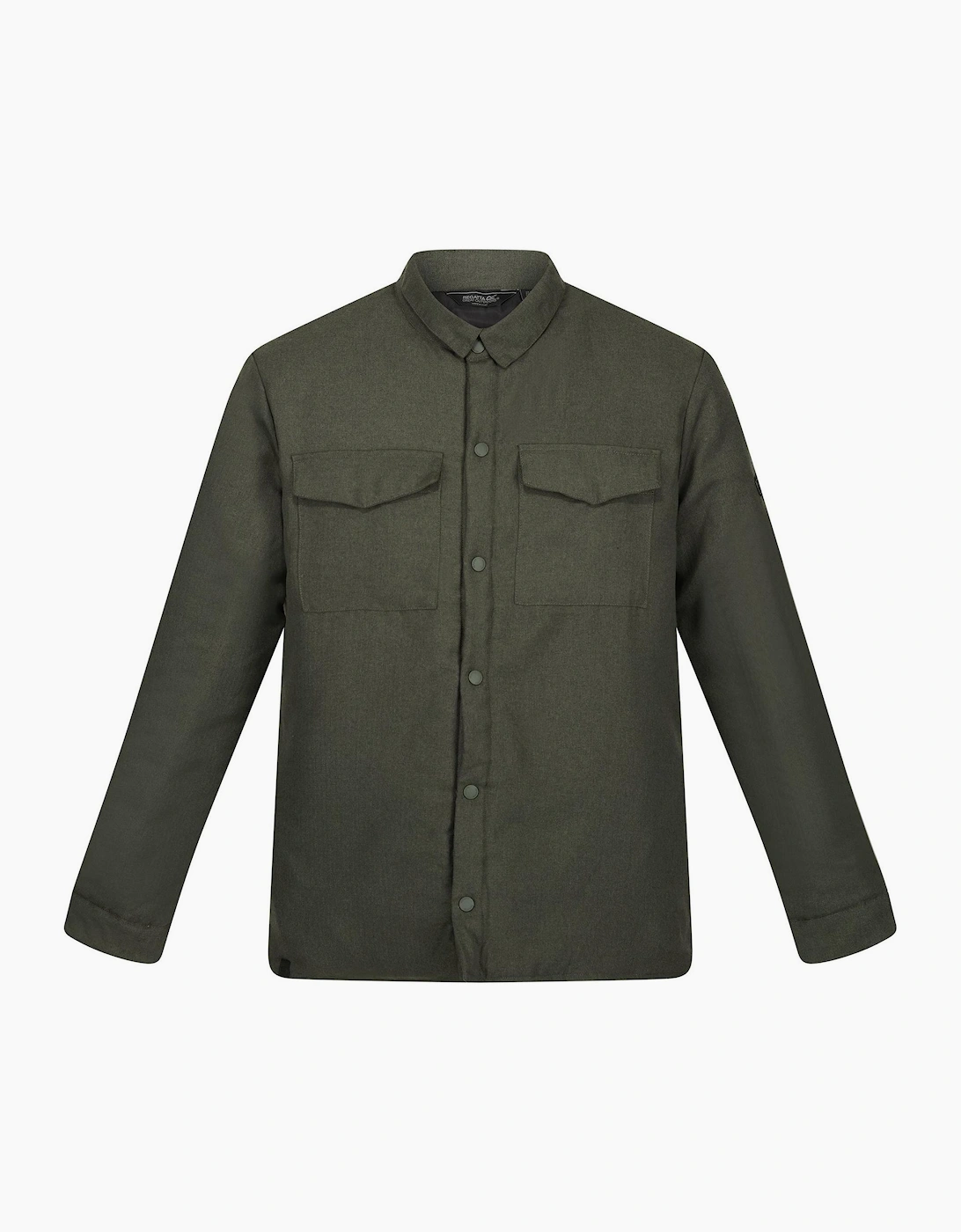 Collared Neck Long Sleeve Regular Fit OverShirt
