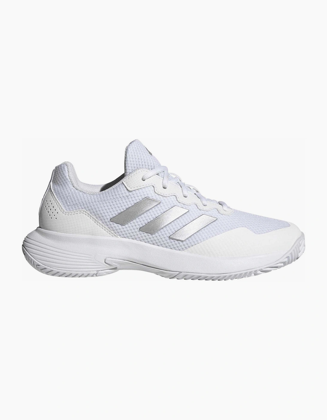 Adidas Women's Gamecourt 2 Low Top Lace-Up Sneakers - White - Size, 3.5