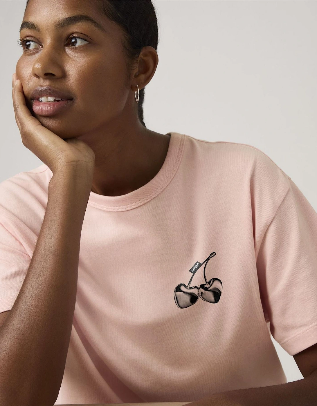 Vintage Text Graphic Crew Neck Short Sleeve T-Shirt