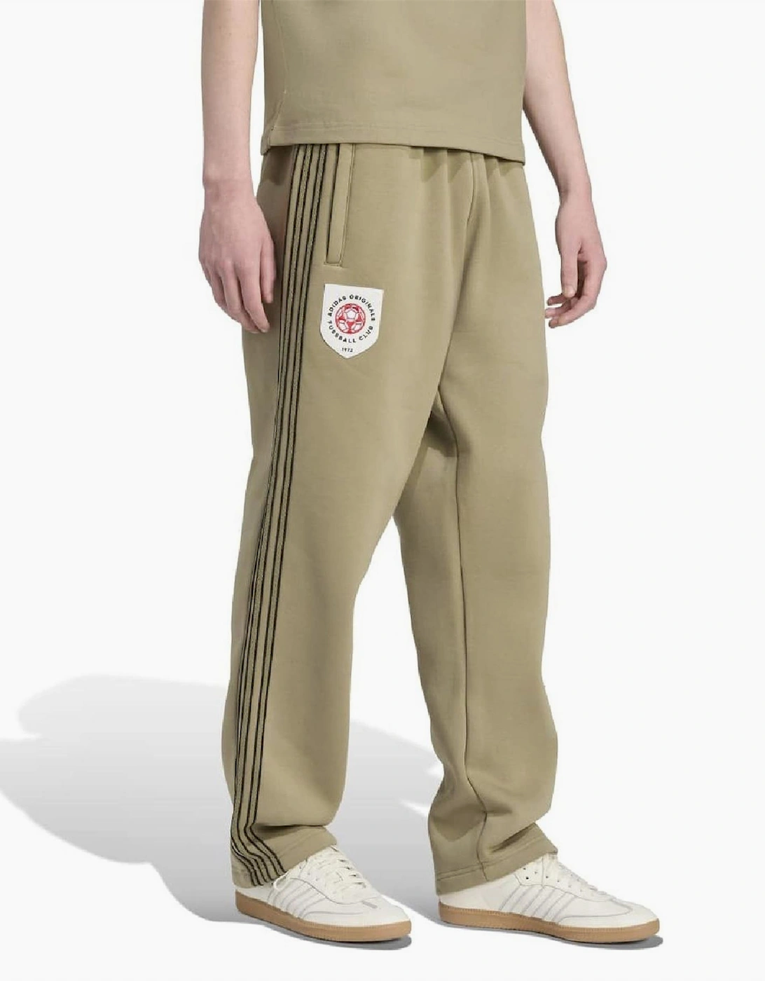 Stripe Mid Rise Straight Leg Athletic Pants