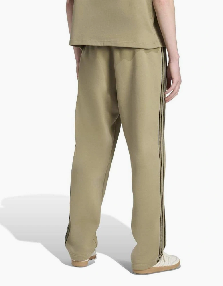 Stripe Mid Rise Straight Leg Athletic Pants