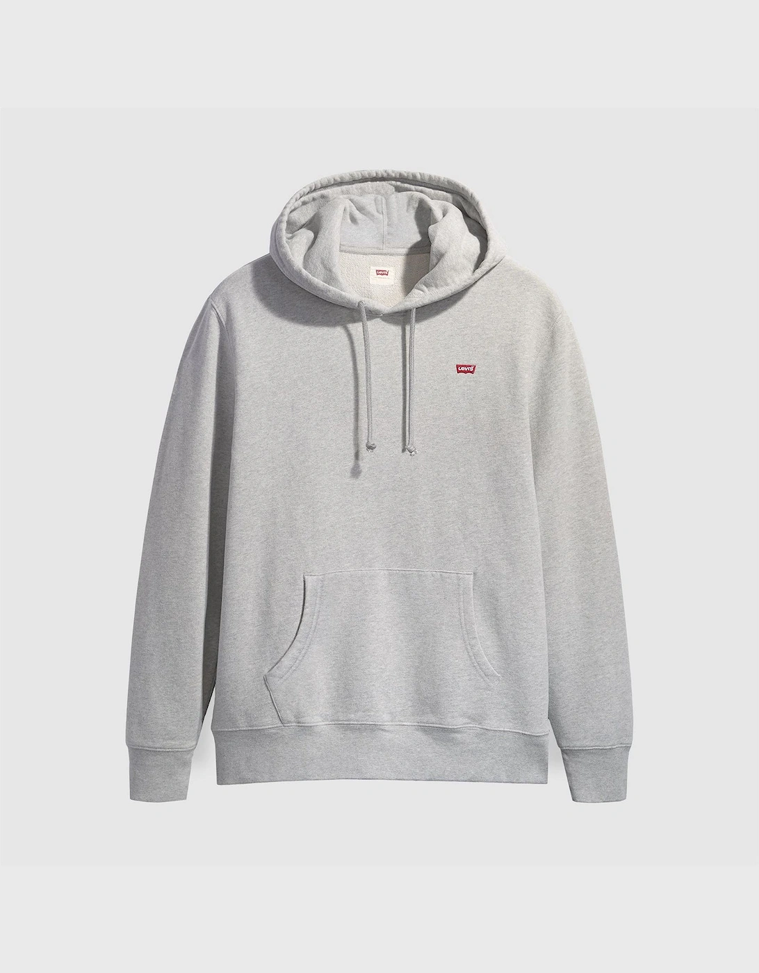 Levis Men's Grey Levi's The Original Hm Hooded Neck Long Sleeve Sweatshirt - Size 38