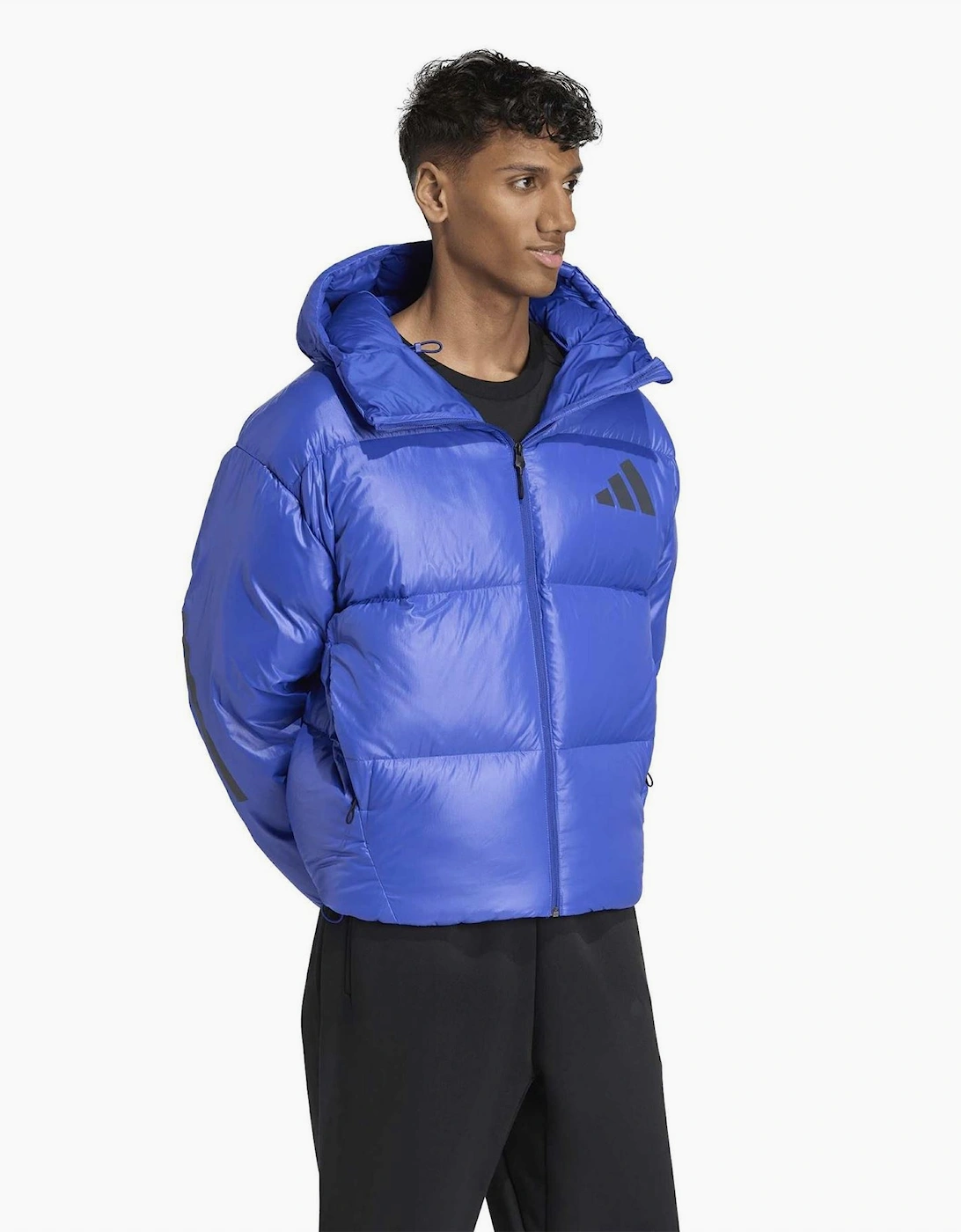 Z.n.e. Duck Down Full Zip Hooded Puffer Jacket