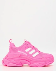 Neon Pink/White